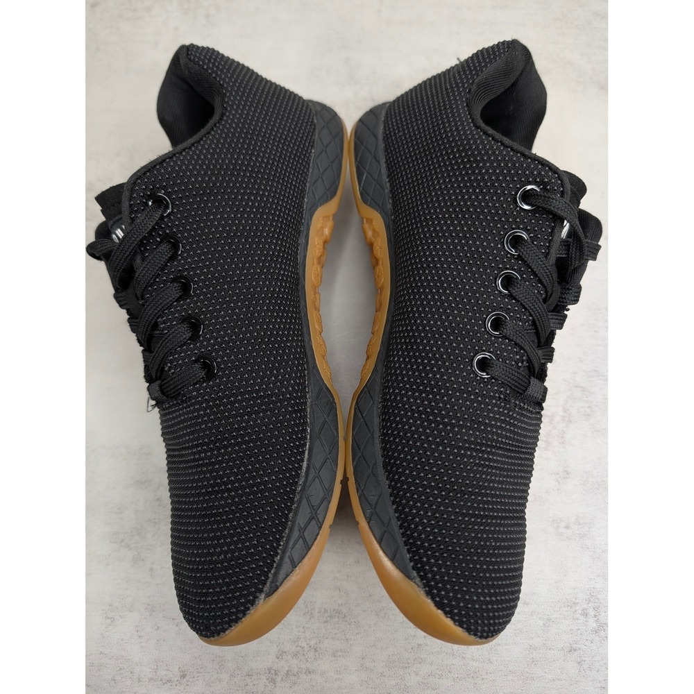 NOBULL Black Gum Trainer Womens 8.5 SuperFabric CrossFit Training Shoes - Picture 3 of 8